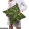 Ambesonne Sage Fabric by The Yard, Evergreen Christmas Tree Coniferous Fir Pine Leaves Retro Seasonal Forest, Decorative Fabric for Upholstery and Home Accents, 1 Yard, Olive Green